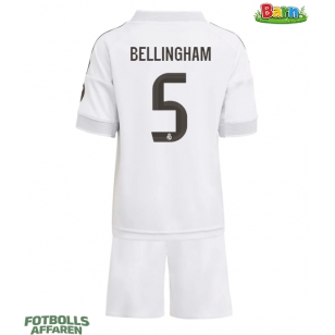 Real Madrid Jude Bellingham #5 Hemmaställ Barn 2025-26 Kortärmad (+ Korta byxor)